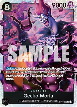 Gecko Moria (086) (OP06-086) - Wings of the Captain Foil