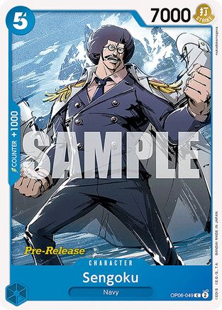 Sengoku (OP06-049) - Wings of the Captain Pre-Release Cards