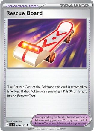 Rescue Board 159 - SV05 Temporal Forces Reverse Holofoil