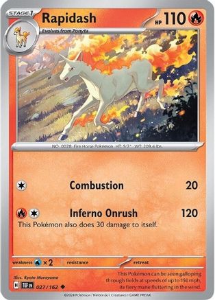 Rapidash 27 - SV05 Temporal Forces