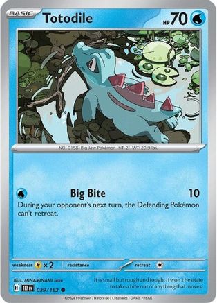 Totodile 39 - SV05 Temporal Forces Reverse Holofoil