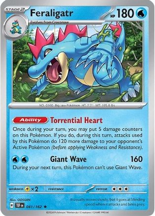 Feraligatr 41 - SV05 Temporal Forces Reverse Holofoil