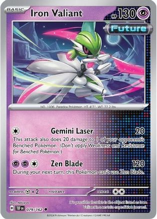 Iron Valiant - 079/162 79 - SV05 Temporal Forces Reverse Holofoil