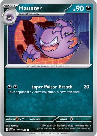 Haunter 103 - SV05 Temporal Forces Reverse Holofoil