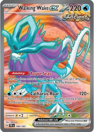 Walking Wake ex - 189/162 189 - SV05 Temporal Forces Holofoil