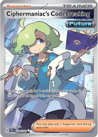 Ciphermaniac's Codebreaking - 198/162 198 - SV05 Temporal Forces Holofoil