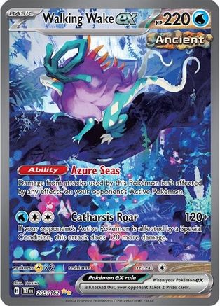 Walking Wake ex - 205/162 205 - SV05 Temporal Forces Holofoil