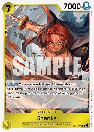 Shanks (ST13-009) - Ultra Deck: The Three Brothers Foil