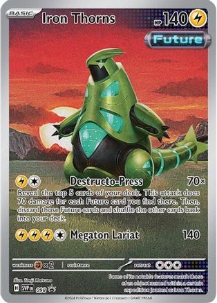 Iron Thorns - 098 98 - SV Scarlet & Violet Promo Cards Holofoil