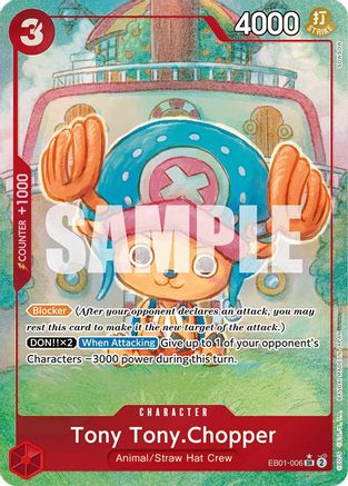 Tony Tony.Chopper (Alternate Art) (EB01-006) - Extra Booster: Memorial Collection Foil