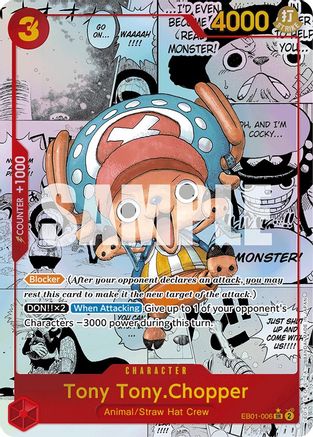 Tony Tony.Chopper (Alternate Art) (Manga) (EB01-006) - Extra Booster: Memorial Collection Foil