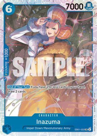 Inazuma (EB01-022) - Extra Booster: Memorial Collection Foil