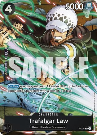 Trafalgar Law (Event Pack Vol. 4) (P-038) - One Piece Promotion Cards Foil