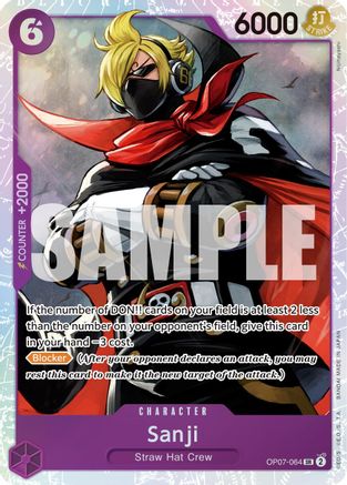 Sanji (OP07-064) - 500 Years in the Future Foil