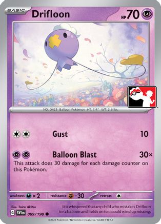 Drifloon 89 - Prize Pack Series Cards Holofoil