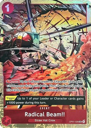 Radical Beam!! (Premium Card Collection -Best Selection Vol. 1-) (OP01-029) - One Piece Promotion Cards Foil