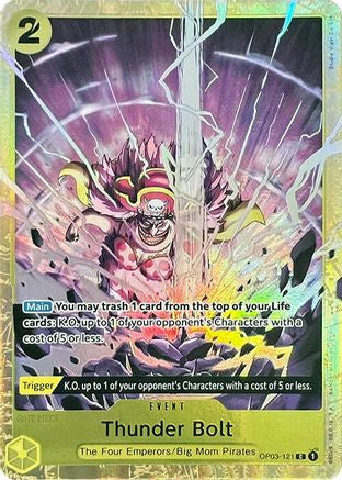 Thunder Bolt (Premium Card Collection -Best Selection Vol. 1-) (OP03-121) - One Piece Promotion Cards Foil