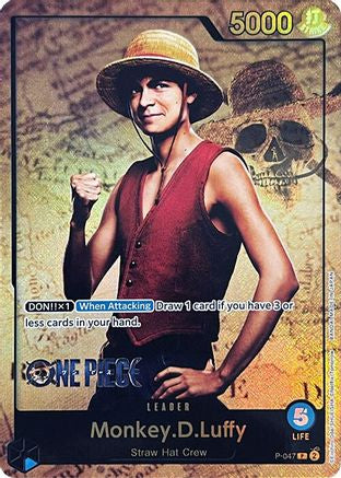 Monkey.D.Luffy (047) (Premium Card Collection -Live Action Edition-) (P-047) - One Piece Promotion Cards Foil