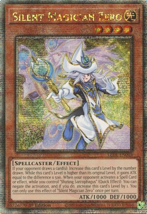 Silent Magician Zero (Quarter Century Secret Rare) (LEDE-EN003) - Legacy of Destruction 1st Edition