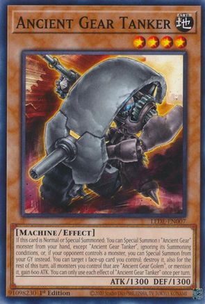 Ancient Gear Tanker - LEDE-EN007 - Legacy of Destruction 1st Edition