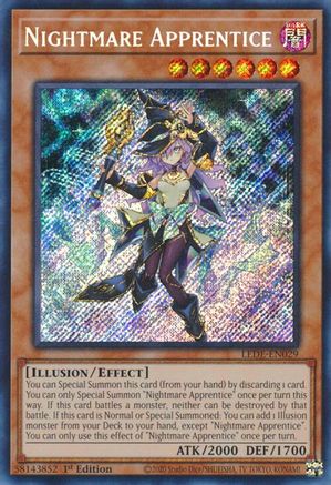 Nightmare Apprentice (LEDE-EN029) - Legacy of Destruction 1st Edition