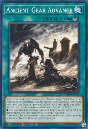 Ancient Gear Advance - LEDE-EN055 - Legacy of Destruction 1st Edition