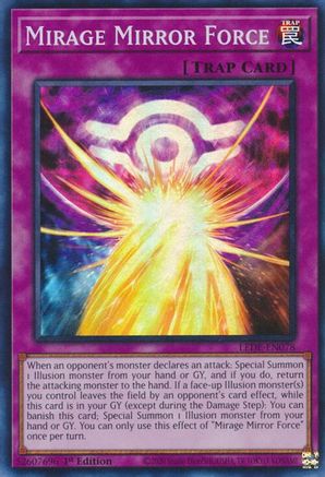 Mirage Mirror Force (LEDE-EN078) - Legacy of Destruction 1st Edition
