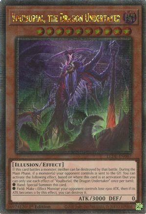 Vouiburial, the Dragon Undertaker (Quarter Century Secret Rare) (LEDE-EN087) - Legacy of Destruction 1st Edition