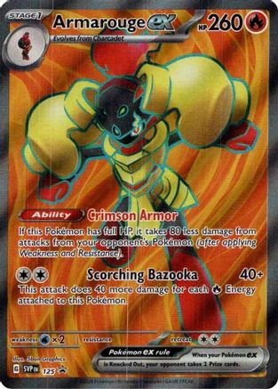 Armarouge ex - 125 125 - SV Scarlet & Violet Promo Cards Holofoil