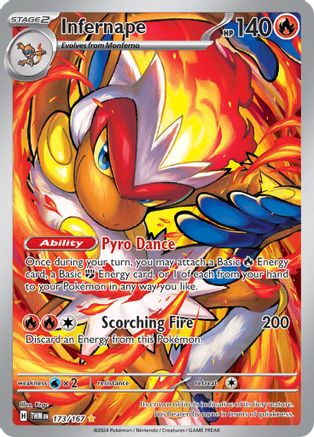 Infernape 173 - SV06 Twilight Masquerade Holofoil