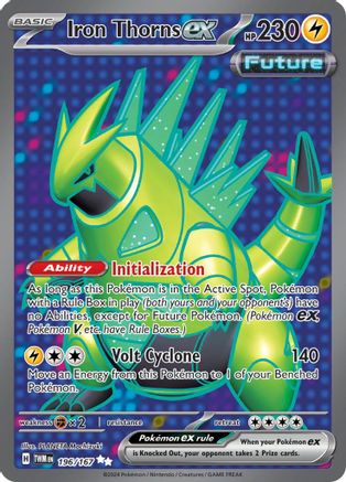 Iron Thorns ex 196 - SV06 Twilight Masquerade Holofoil