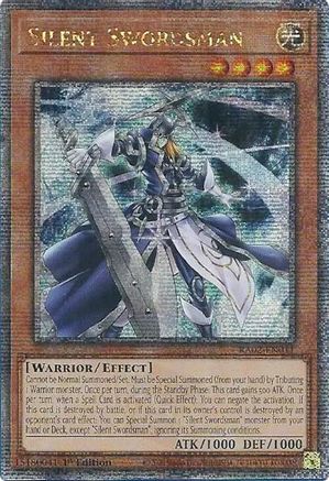 Silent Swordsman (Quarter Century Secret Rare) (RA02-EN011) - 25th Anniversary Rarity Collection II 1st Edition