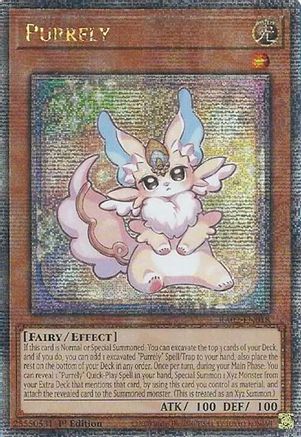 Purrely (Quarter Century Secret Rare) (RA02-EN018) - 25th Anniversary Rarity Collection II 1st Edition