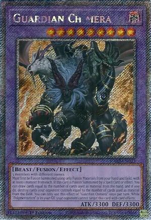 Guardian Chimera (Platinum Secret Rare) (RA02-EN023) - 25th Anniversary Rarity Collection II 1st Edition
