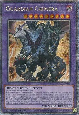 Guardian Chimera (Quarter Century Secret Rare) (RA02-EN023) - 25th Anniversary Rarity Collection II 1st Edition