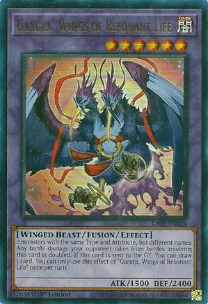 Garura, Wings of Resonant Life (UR) (RA02-EN024) - 25th Anniversary Rarity Collection II 1st Edition