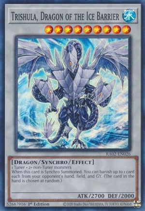 Trishula, Dragon of the Ice Barrier (RA02-EN026) - 25th Anniversary Rarity Collection II 1st Edition