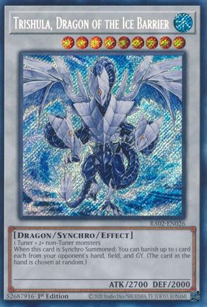 Trishula, Dragon of the Ice Barrier (Secret Rare) (RA02-EN026) - 25th Anniversary Rarity Collection II 1st Edition