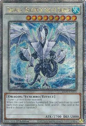 Trishula, Dragon of the Ice Barrier (Quarter Century Secret Rare) (RA02-EN026) - 25th Anniversary Rarity Collection II 1st Edition