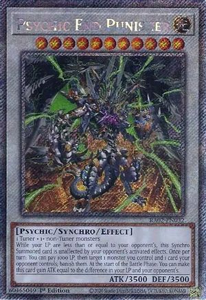 Psychic End Punisher (Platinum Secret Rare) (RA02-EN032) - 25th Anniversary Rarity Collection II 1st Edition