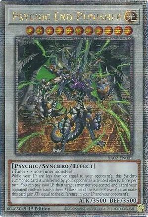 Psychic End Punisher (Quarter Century Secret Rare) (RA02-EN032) - 25th Anniversary Rarity Collection II 1st Edition