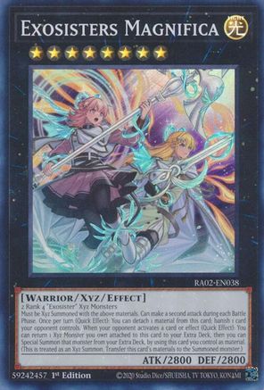 Exosisters Magnifica (RA02-EN038) - 25th Anniversary Rarity Collection II 1st Edition