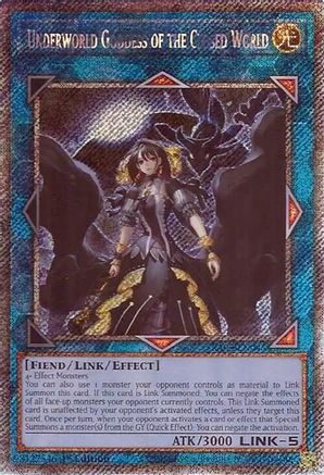 Underworld Goddess of the Closed World (Platinum Secret Rare) (RA02-EN045) - 25th Anniversary Rarity Collection II 1st Edition