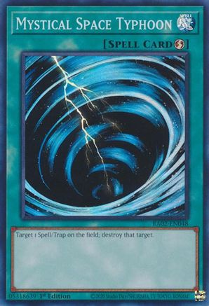 Mystical Space Typhoon (RA02-EN048) - 25th Anniversary Rarity Collection II 1st Edition