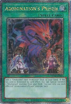 Abomination's Prison (Quarter Century Secret Rare) (RA02-EN064) - 25th Anniversary Rarity Collection II 1st Edition