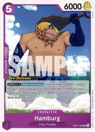 Hamburg (OP07-068) - 500 Years in the Future Pre-Release Cards