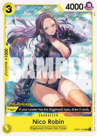 Nico Robin (OP07-104) - 500 Years in the Future Pre-Release Cards