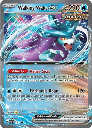 Walking Wake ex - 127 127 - SV Scarlet & Violet Promo Cards Holofoil