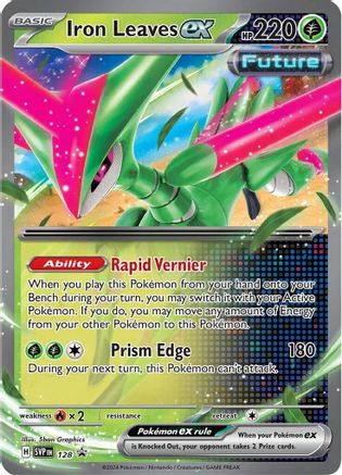 Iron Leaves ex 128 - SV Scarlet & Violet Promo Cards Holofoil