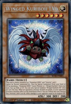 Winged Kuriboh LV6 (BLTR-EN001) - Battles of Legend: Terminal Revenge 1st Edition